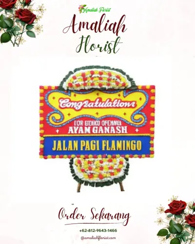 Bunga Papan Congratulation di Demangharjo